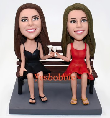 Best Friends  Making Toast Bobblehead