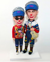 Couple in Clowns Costume Bobblehead