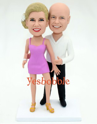 Dancing Couple Personalized Bobblehead