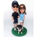 Golfer Couple Custom Bobblehead 