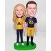 Michigan Wolverines Football Fans Couple Bobblehead