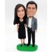 Personalized Arm In Arm Couple Bobblehead