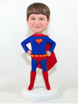 Little Super Hero Kid Custom Bobblehead