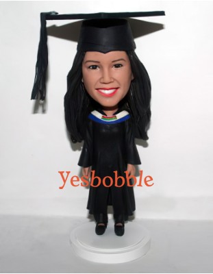 Personalized Doctor Hat Graduation Bobbleheads