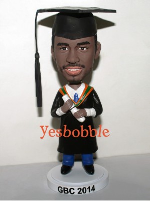 PHD Graduation Custom Bobblehead