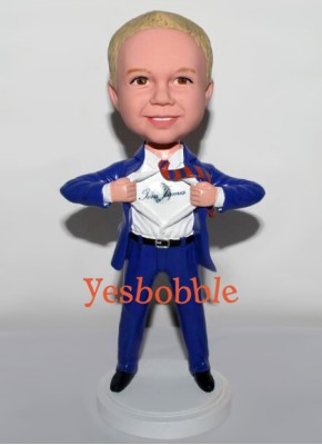 Kid In Suit Custom Bobblehead