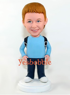 School Boy Custom Bobblehead