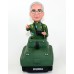 Army Soldier Bobblehead With Tank