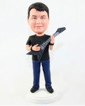 Personalized Bass Player Bobblehead Doll