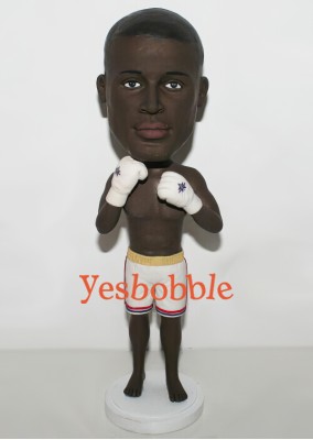 Boxer Boxing Personalized Bobblehead