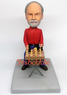 Chess Master Custom Bobblehead