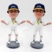 Man with Arms Wide Open in Baseball Cap Bobblehead