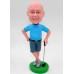Stylish Golfer Custom Bobblehead