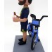 Cyclist holding Beer and Popcorn Bobblehead