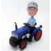 Farmer on Tractor Personalized Bobblehead