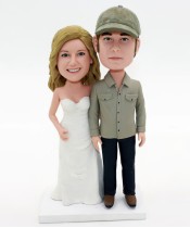 Personalized Wedding Couple Bobblehead