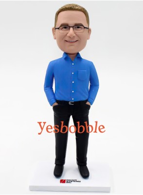 Casual Handsome Professional Bobblehead