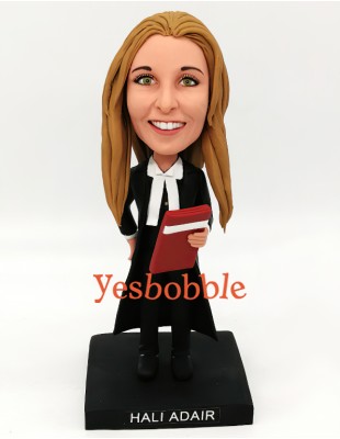 Female Lawyer Custom Bobblehead