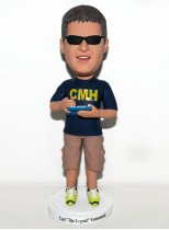 Male Coach With Clipboard Bobblehead