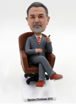 Male Executive With Cigar Bobblehead
