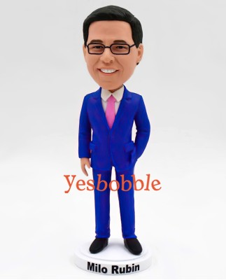 Man Executive Suit Custom Bobblehead 