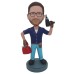 Mechanic Bobblehead With Electric Drill