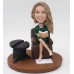 Professional Executive Bobblehead with Business Card Holder